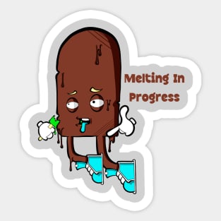 Melting in Progress Sticker